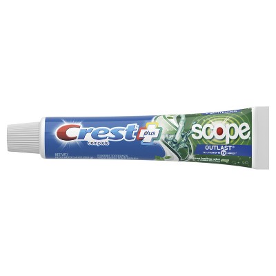 Crest + Scope Outlast Complete Whitening Toothpaste Mint - 5.4oz - Pack of 2