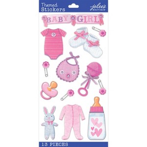 Jolee's Boutique Themed Stickers - Baby Girl, 13pcs - 1 of 1