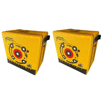 Morrell Targets 144 Jacket Kinetic Portable Field Point Archery Bag Target with 2 Shooting Sides, 10 Bullseyes, and Handles, 2 Pack