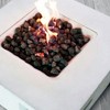 Resenkos Concrete Propane Gas Fire Pit table, for Outside Patio with Auto-Ignition, - 4 of 4