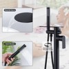 WOWOW Freestanding Bathtub Faucet with Waterfall Spout and Handheld Shower - 4 of 4