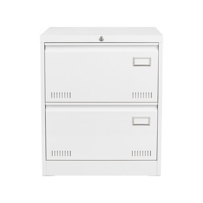 Anybear 23.60 x 17.70 x 23.60" 2 Drawer Filing Cabinet with Lock, Office Cabinet