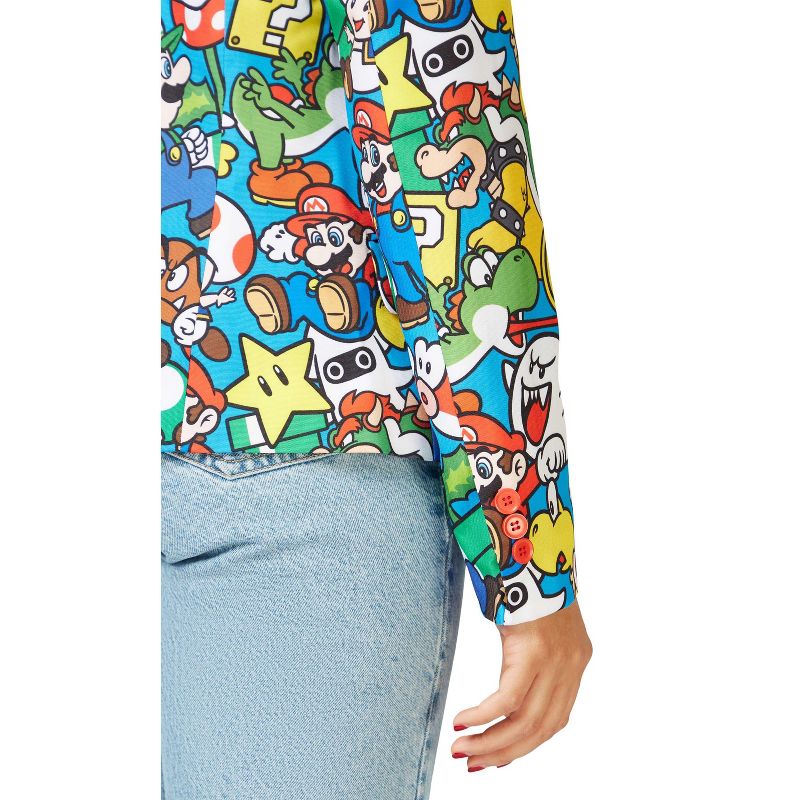 OppoSuits Women's Blazer - Super Mario - Multicolor, 5 of 6