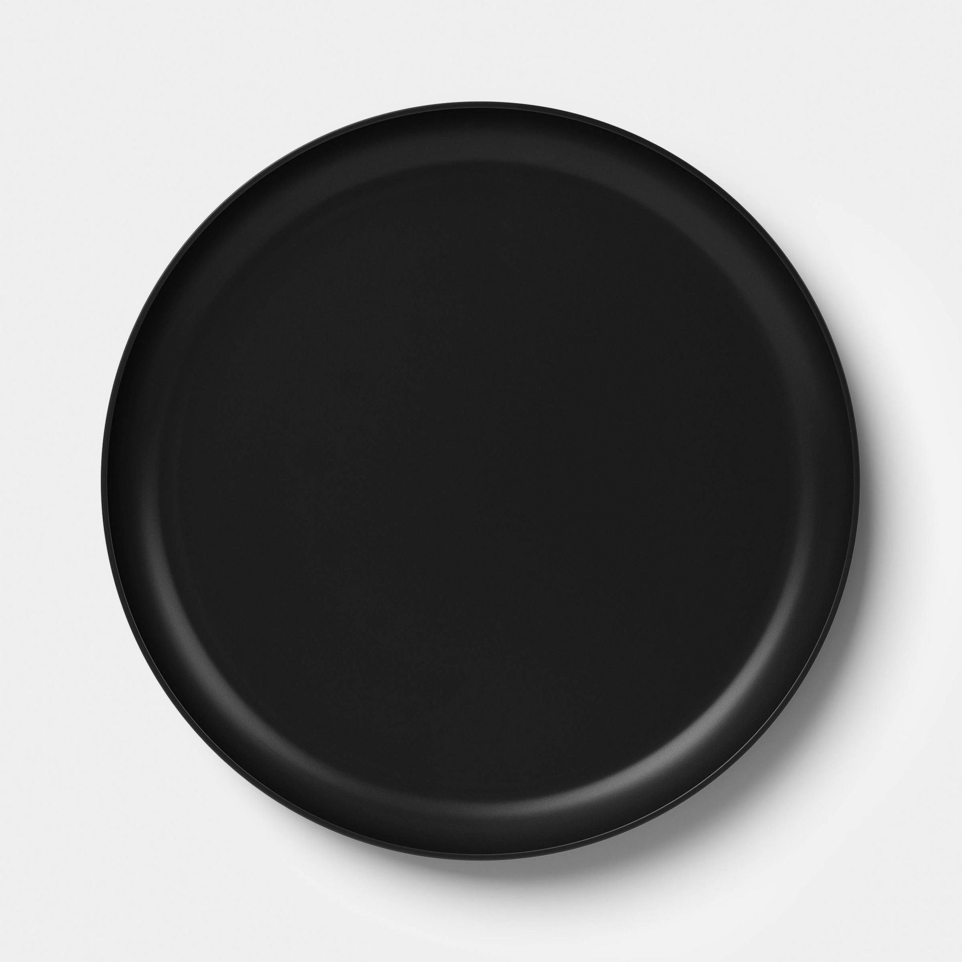 Recycled Poly Pro Dinner Plate Black - Room Essentials™