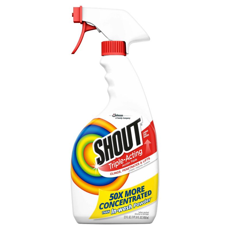 Shout Triple-Acting Stain Remover Spray - 22 fl oz, 5 of 13
