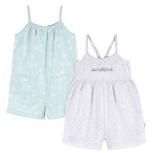 Gerber Baby Girls Toddler Sleeveless Romper Jumpsuit - 1 of 4