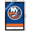 Trends International NHL New York Islanders - Logo 21 Framed Wall Poster Prints - 3 of 4