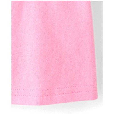 The Children's Place Girls Short Sleeve Kindness Relaxed Cropped Graphic Tee Pink M (7/8) — фото 4