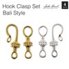 John Bead Must Have Findings Metal Gold 24mm Hook Clasps for Jewelry Making Findings, 5 Pieces - 4 of 4