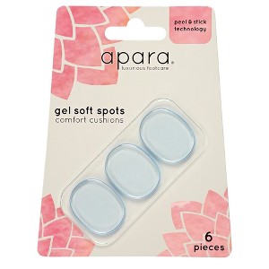 Sof Sole Apara Women's Gel Soft Spots Comfort Cushions 6-Pack - Clear - 1 of 1