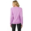 JENNIE LIU Women's 100% Cashmere Button Front Long Sleeve Crewneck Cardigan Sweater - 2 of 2