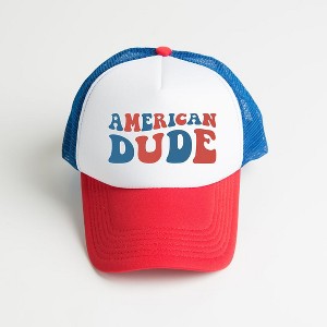 The Juniper Shop American Dude Youth Foam Trucker Hat - 1 of 2