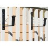 ACHLA Designs 2pk 8" Steel Flower Box Bracket: Wall-Mount, Includes Hanging Hardware, Black - 2 of 4