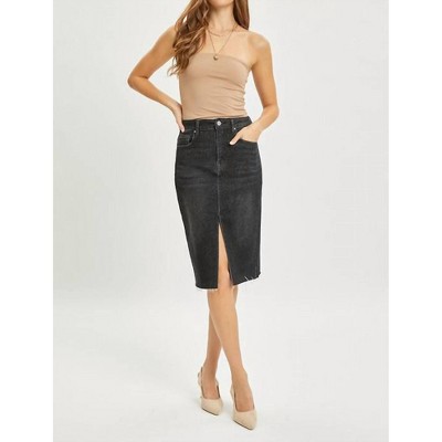 Women's Denim Midi Skirt - RISEN
