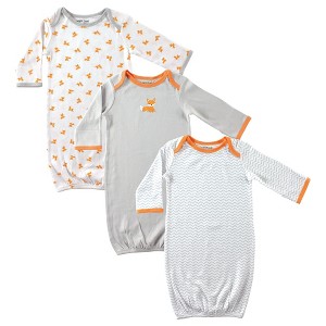 Luvable Friends Cotton Gowns, Fox, Preemie Newborn - 1 of 1
