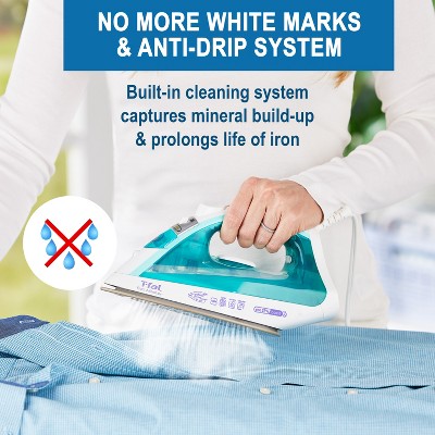 T-fal EcoMaster Blue Ceramic Soleplate Steam Iron
