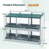 Compartment Roll Away Chicken Nesting Box,Galvanized Steel Egg Laying Box for Hens,Wall Mount–LAOTIES - 2 of 4