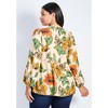 Avenue Women's Plus Size Harley Prt L Slv Tunic - 3 of 4