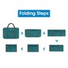 Generic For United Airlines Foldable Carry on Bag Travel Duffel Bag Packable luggage Duffle - 2 of 4