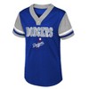 MLB Los Angeles Dodgers Girls' Henley Team Jersey - image 2 of 3