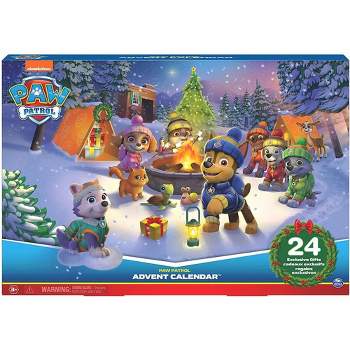 Paw Patrol: 2023 advent calendar with 24 Surprise Toys - Figures, Accessories