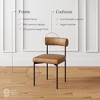 Nathan James Dahlia Modern Metal Dining Chair: Upholstered, Italian Design, Sturdy Frame - 3 of 4