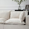 TIRAMISUBEST Modular Sectional Sofa with Movable Storage Ottoman, U-Shaped Chenille Oversized Couch - 3 of 4