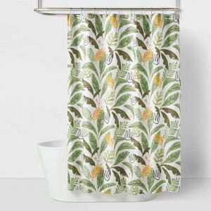 Botanical Kids' Shower Curtain - Pillowfort™ - 1 of 4