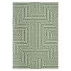 Washable Rug for Living Room Modern Striped Bedroom Rug with Non-Slip Backing - 4 of 4