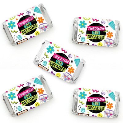 Big Dot Of Happiness 70's Disco - Mini Candy Bar Wrapper Stickers - 1970s  Disco Fever Party Small Favors - 40 Count : Target