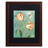 Trademark Fine Art -Color Bakery 'Tulips Ablaze I' Matted Framed Art - 2 of 4