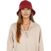 Anna-Kaci Womens Fall Knitted Bucket Hat Summer Travel Beach Crochet Fisherman Sun Hat - 2 of 4