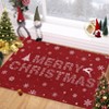 Christmas Rug Merry Xmas Floor Mat Christmas Greetings Living Dining Room Bedroom Carpet Happy Xmas Home Decoration - 2 of 4