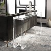 Benji Acrylic Console Table - SFV3103A - Clear - Safavieh Couture - 2 of 4