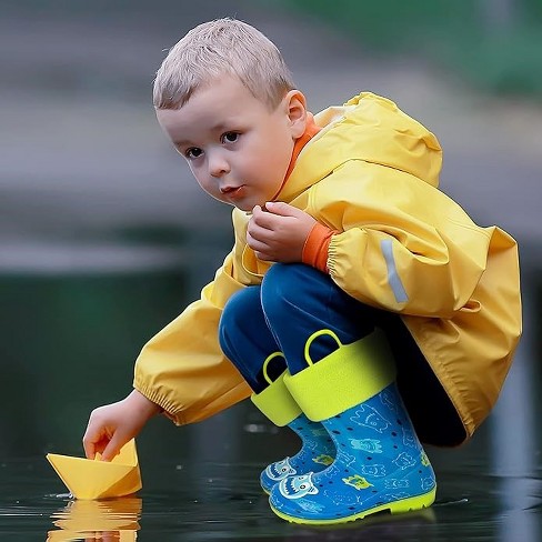 Yellow rain hot sale boots target