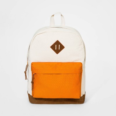 boys orange backpack