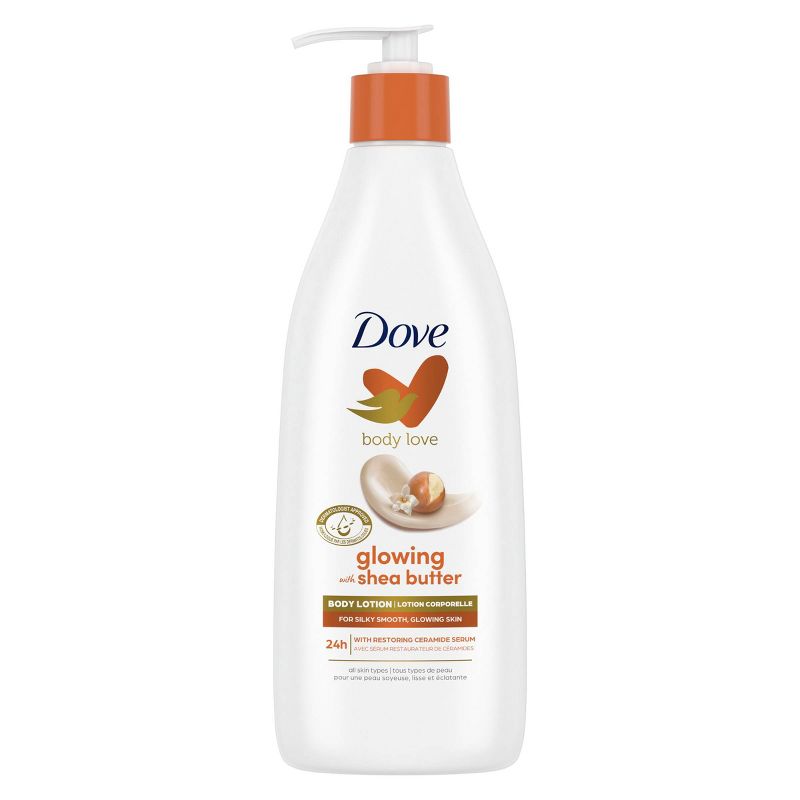 Dove Beauty Body Love Shea Butter &#38; Warm Vanilla cream Oil Glowing Care Body Lotion - 13.5 fl oz, 3 of 11