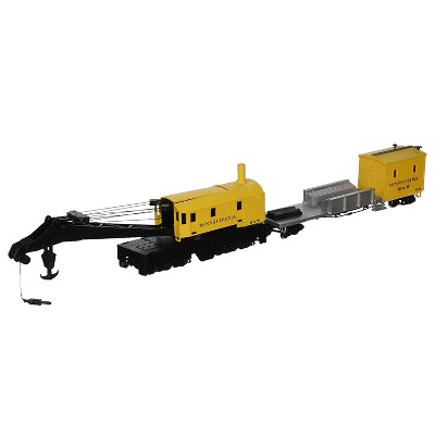 Bachmann Trains 16103 Delaware & Hudson HO 1:87 250 Ton Steam Crane and Boom Tender with 360 Degree Rotation for Hobbyists Ages 14 and Up