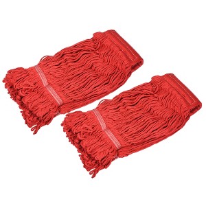 Unique Bargains Cotton Yarn Commercial Mop Heads Replacement 2 Pcs - 1 of 4