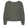Women's Tie Front V-Neck Blouse Shirt - LASCANA - 4 of 4
