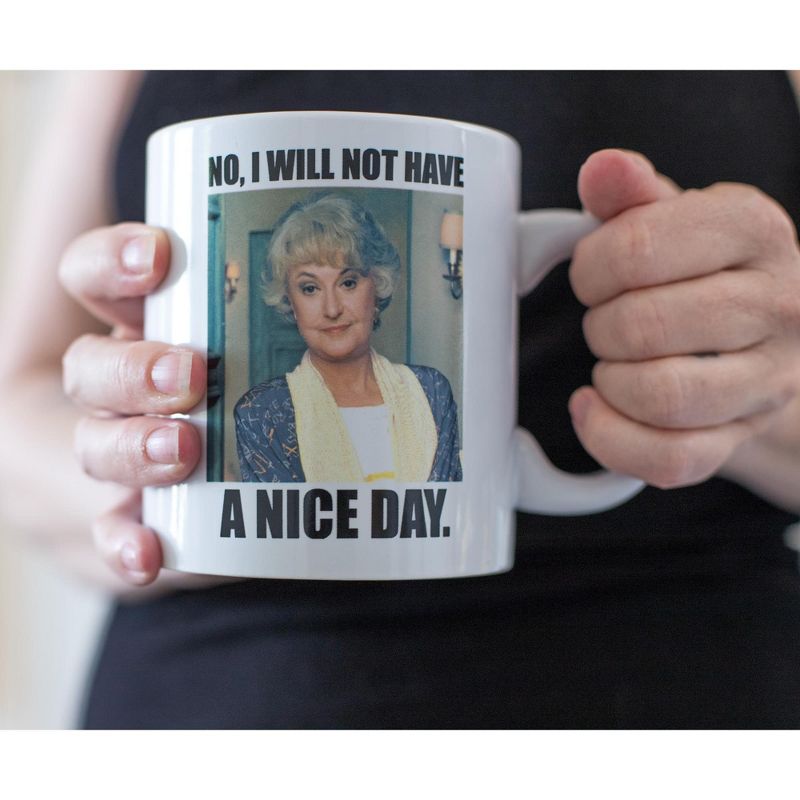 Silver Buffalo The Golden Girls Dorothy I Will Not Have A Nice Day 20oz Ceramic Mug Toynk Exclusive, 3 of 7