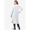 Jessica London Women's Plus Size Fine Gauge Duster Cardigan - 3 of 4
