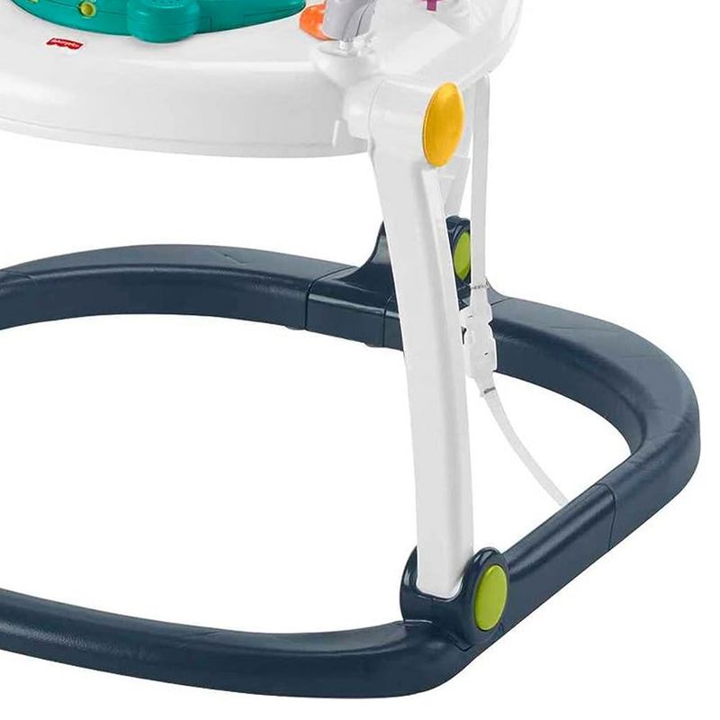 Fisher-Price AstroKitty SpaceSaver Jumperoo Adjustable Folding Baby Bouncer Activity Center w/Removable Seat Pad, Lights, Music, & Developmental Toys, 4 of 7