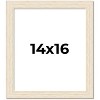 PosterPalooza | 14x16 Wide Barnwood Picture Frame, UV Acrylic, 6 Finishes - Grey, Brown, White, and Black - 2 of 4