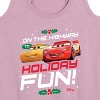 Women's - Disney - On The Highway To Holiday Fun Graphic Racerback Tank - 2 of 4