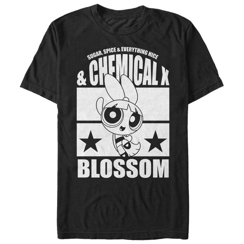 Men's The Powerpuff Girls Chemical X Blossom T-Shirt, 1 of 5