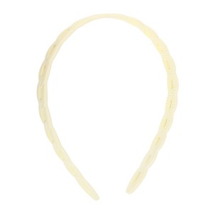 Unique Bargains Women's Classic Elegant Frosted Chain Hairband 5.51"x4.72" 1 Pc - 1 of 4