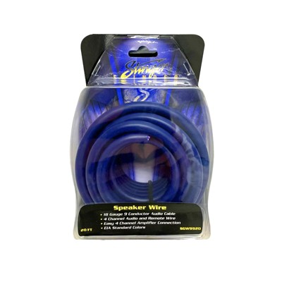 Stinger SGW9920 18ga, Flexible, Multi-coloured, 9 Conductor Speed Wire – 20 Ft Length