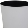 HomeRoots 6" White Recycled Plastic Indoor Outdoor Round Pot Planter - 3 of 3