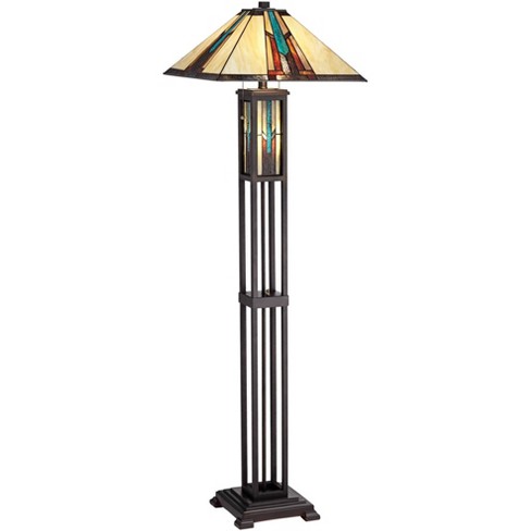 Robert Louis Tiffany Ranier Rustic Mission Floor Lamp 59 1/2